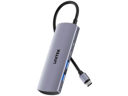 Unitek USB-C Hub 4v1 USB-C 10 Gbps, 2x USB-A a 2x USB-C
