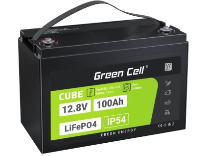 akumulator litowoelazowofosforanowy lifepo4 green cell cube 128v 100ah lfpgc12v100ah bab44e967dcc3