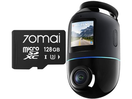 wideorejestrator 70mai x800 4k czarna karta 70mai sd 128gb b67cac3b1b19b