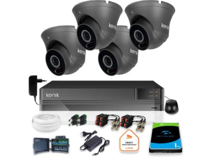 zestaw monitoringu kenik 4 kamery 2mpx rejestrator 5w1 1tb 1dc11dce9c345