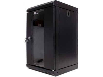 Getfort 10-palcový 9U 300x300 nástenný rack