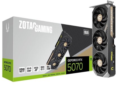 karta graficzna zotac geforce rtx 5070 solid 12gb gddr7 192bit 3dphdmi cfdc3d3e3c7fa