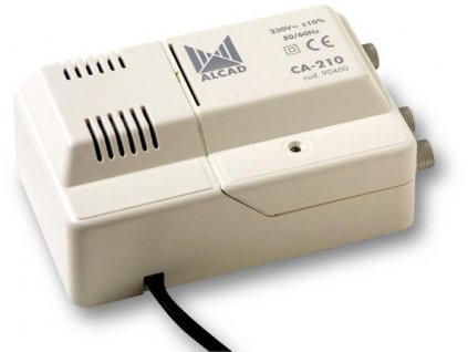 Alcad CA-210 VHF-UHF 1we/2wy viacpásmový zosilňovač