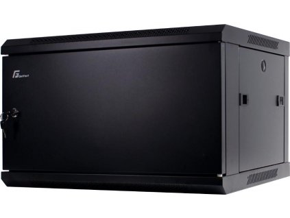 GETFORT 19" RACK 6U 600X600 ZÁVESNÉ OCEĽOVÉ DVERE