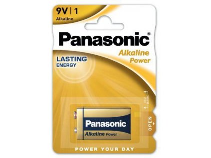 PANASONIC 9V 6LR61 Alcaline batéria (blister 1 ks)