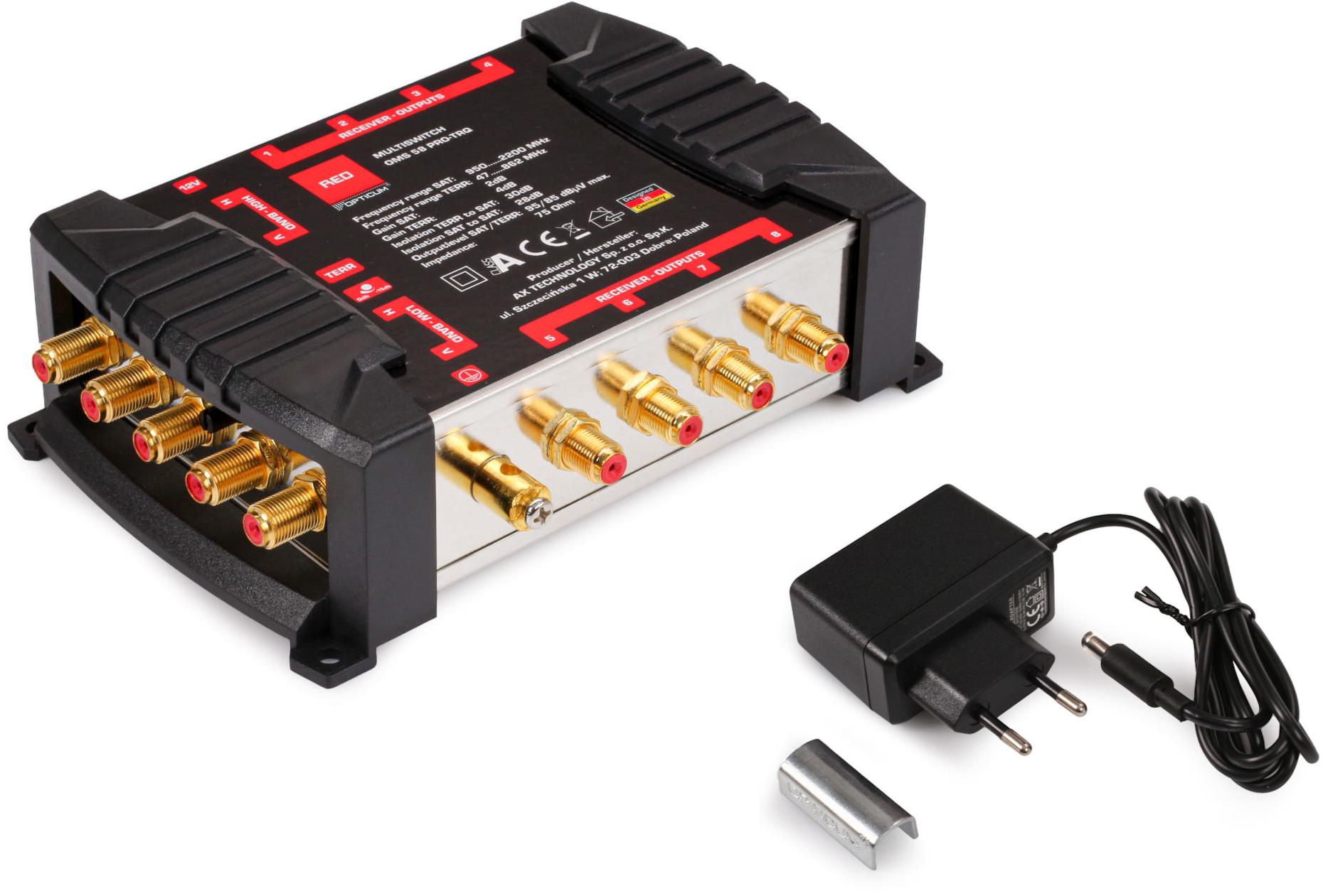 Multiprepínač Opticum OMS 5/8 PRO-TRQ (Platinium Line)