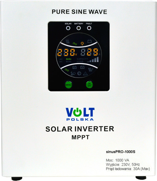 Menič napätia Volt Polska SINUSPRO-1000S 12V 700/1000W SOLÁRNY