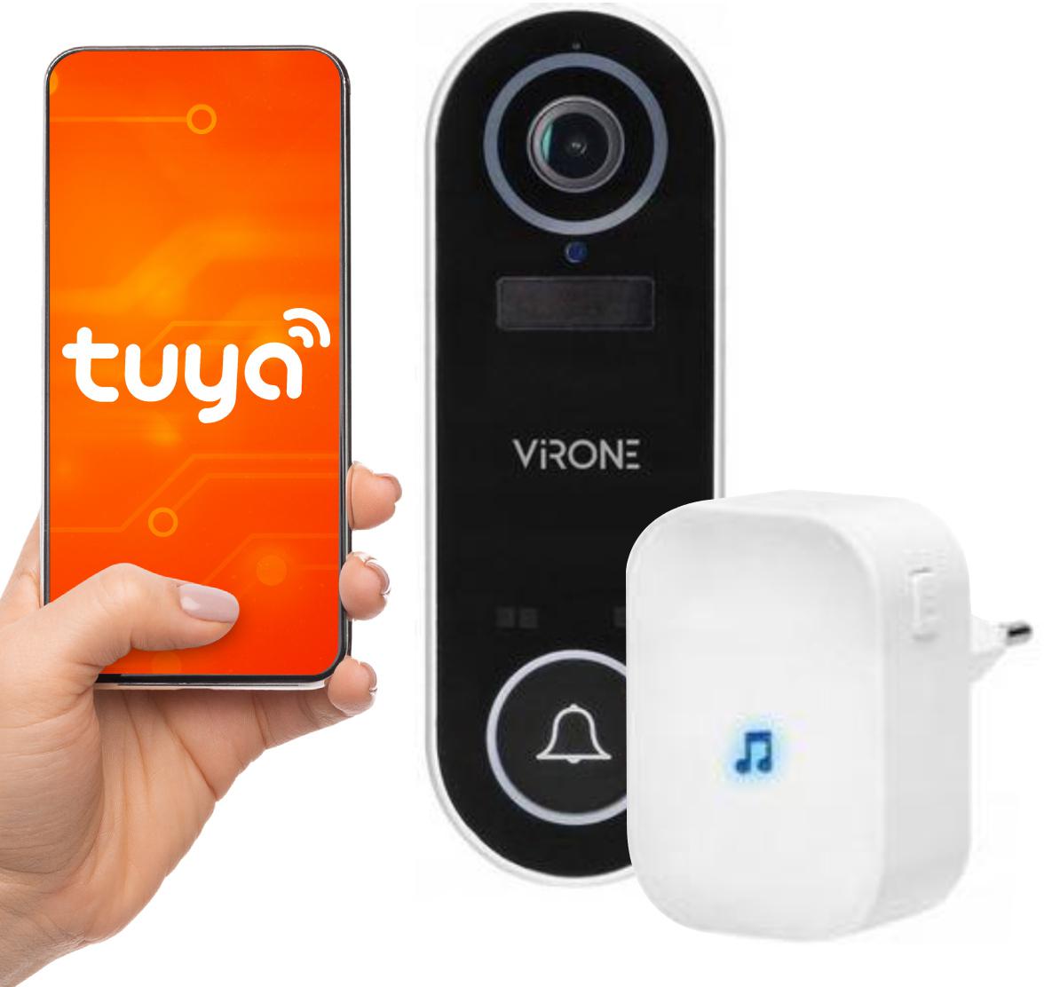 BEZDRÔTOVÝ ZVONČEK S WI-FI KAMEROU, TUYA VIRONE VDB-1