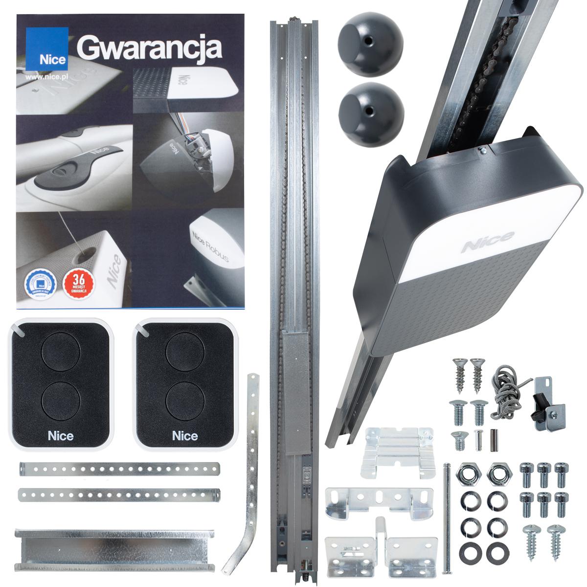 Súprava garážových brán NICE SPIDO 600 (popruh SR16B - 2x 1,6 m)