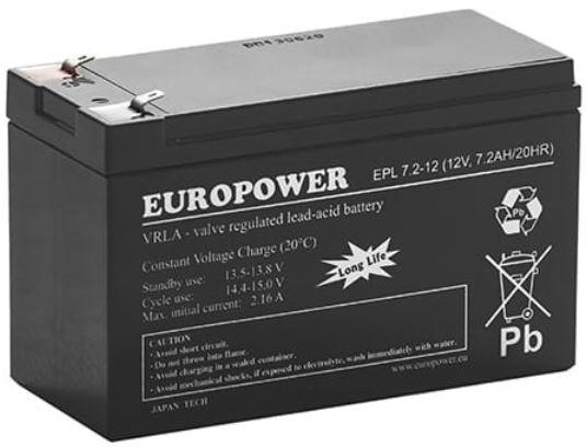 EUROPOWER EPL 12V 7,2Ah