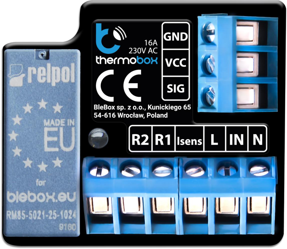 BLEBOX - BEZDRÔTOVÝ INTELIGENTNÝ TERMOSTAT
