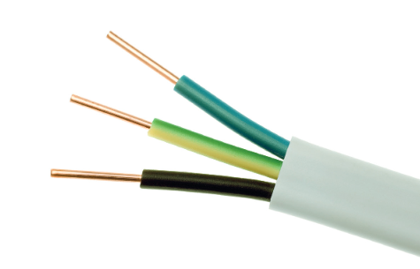 Elektrický plochý vodič YDYp 450/750V 3x2,5mm2 ELEKTROKABEL 1m