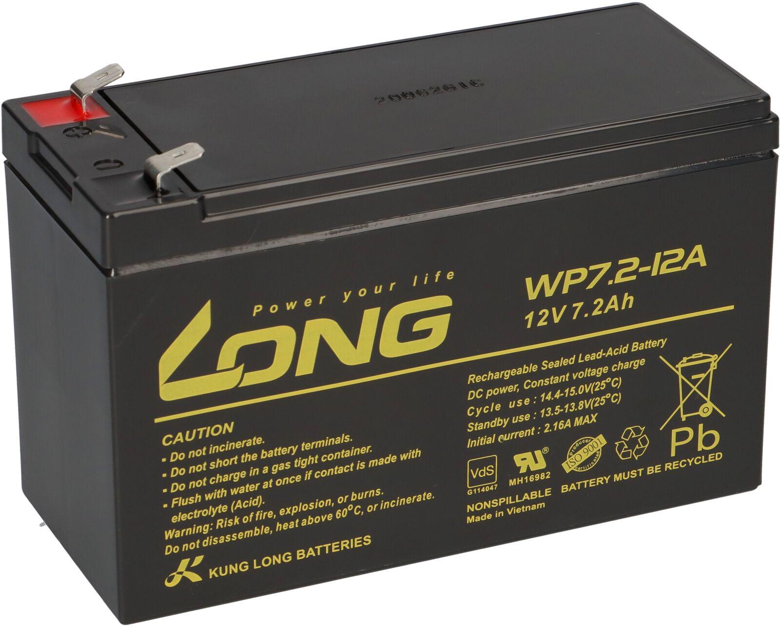 AGM LONG batéria 12V 7,2Ah VdS