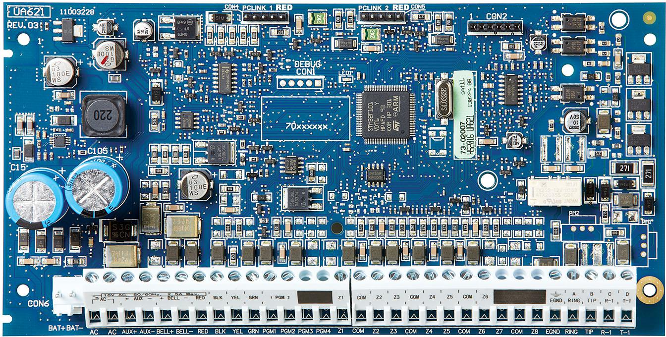 Ovládací panel DSC HS2016 EU/BOARD ONLY/NO MAN