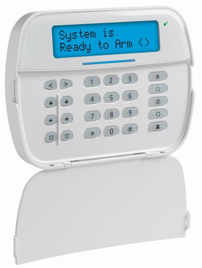 DSC DRÔTOVÁ LCD KLÁVESNICA S POWERG PRIJÍMAČOM PRE PRO HS2LCDRFPRO E3 PSP F1-F5 EDIP