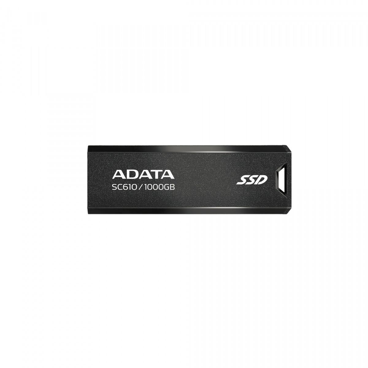 Externý disk SSD Adata SC610 1000 GB USB3.2A Gen2 Black