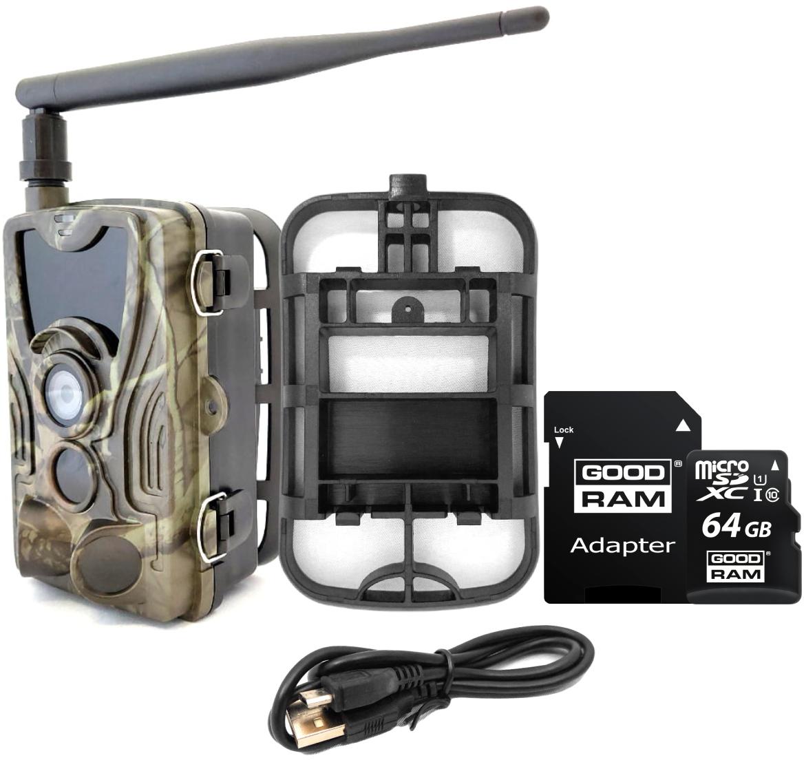 Kamera HC801 Pro + pamäťová karta microSD GOODRAM CL10 64 GB