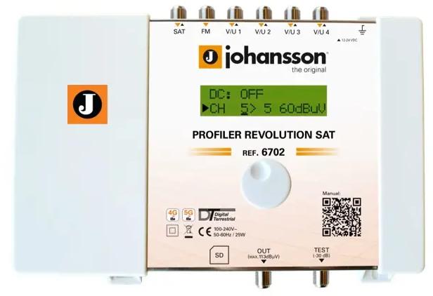 Programovateľný viacpásmový zosilňovač Johansson PROFILER Revolution 6702 SAT