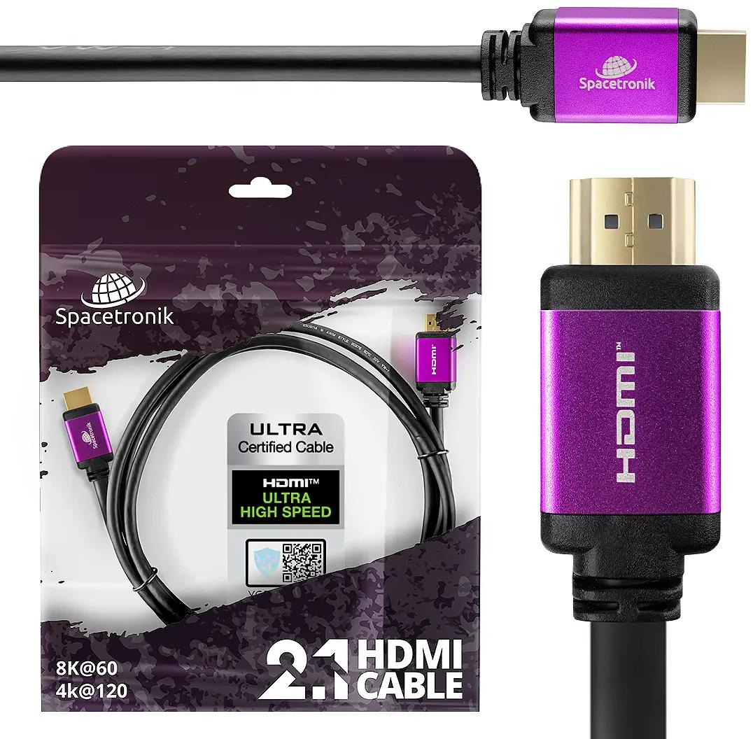 HDMI 2.1 8K Spacetronik SH-SPR015 1,5 m kábel