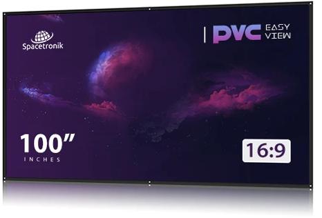 Projekčné plátno 100" 16:9 PVC 1,0 Zisk 160° plátno k stene