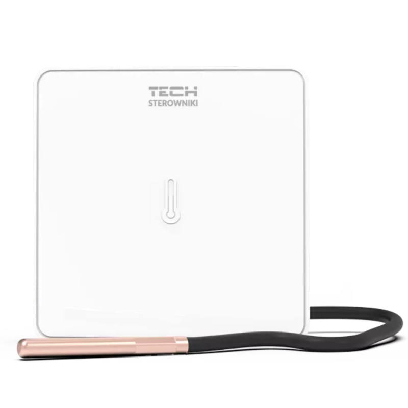 Bezdrôtový podlahový senzor ntc biely C-8F Tech Controls