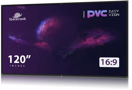 Projekčné plátno 120" 16:9 PVC 1,0 Zisk 160° plátno k stene