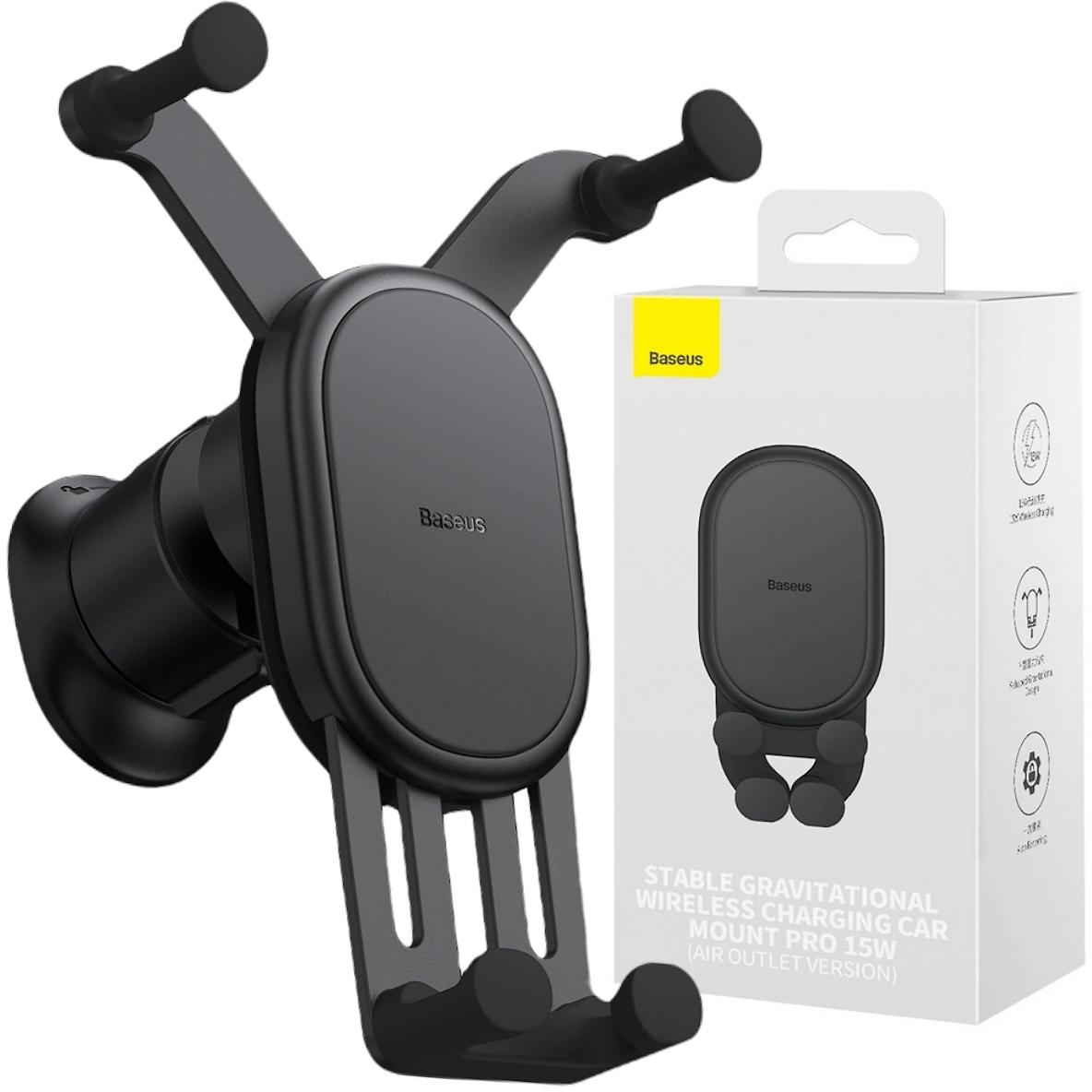 NABÍJACÍ DRŽIAK DO AUTOMOBILU Baseus SUWX030001 Qi 15W ON BOARD BLACK
