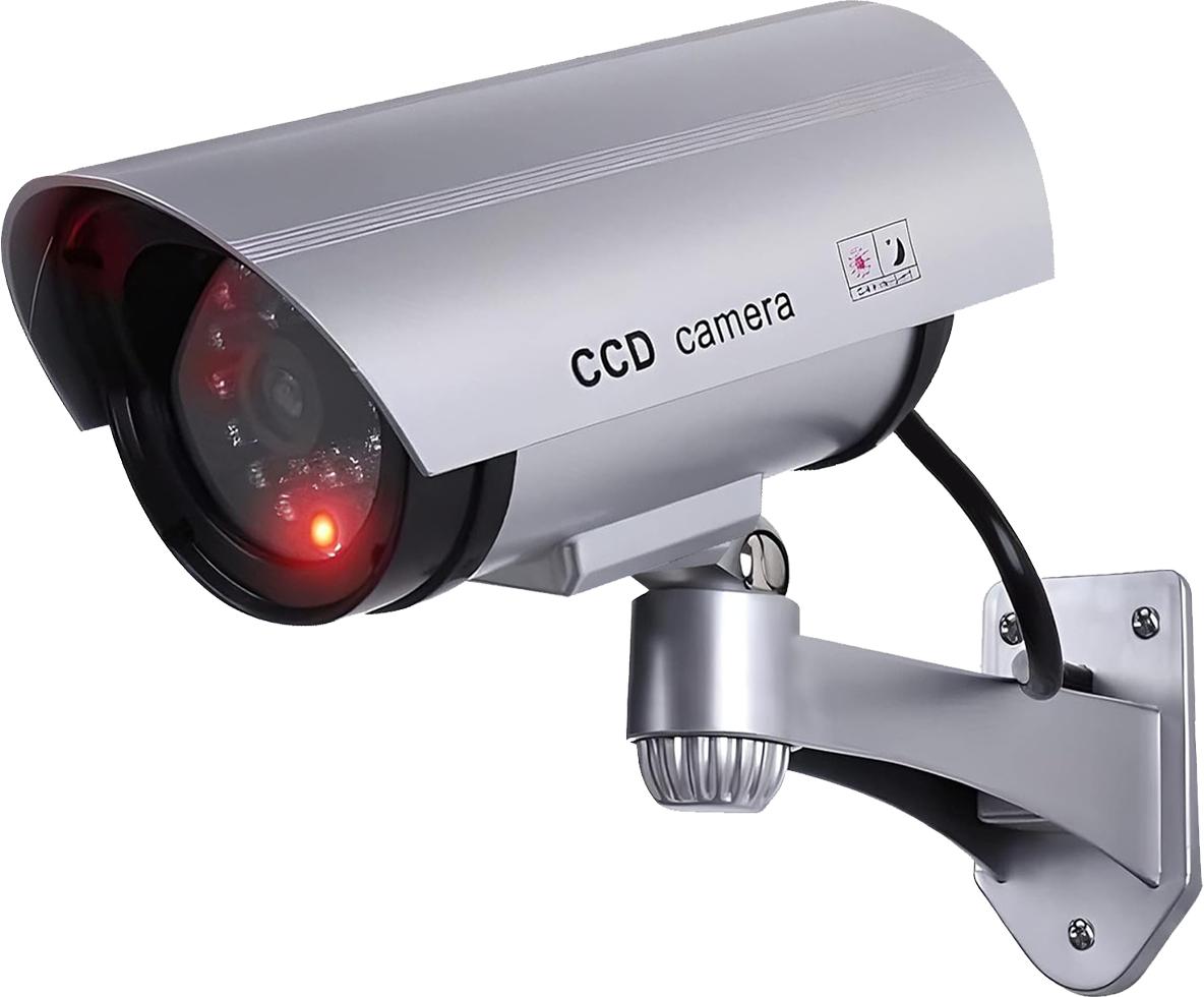 Atrapa kamery s klaksónom strieborná AT-1B-S