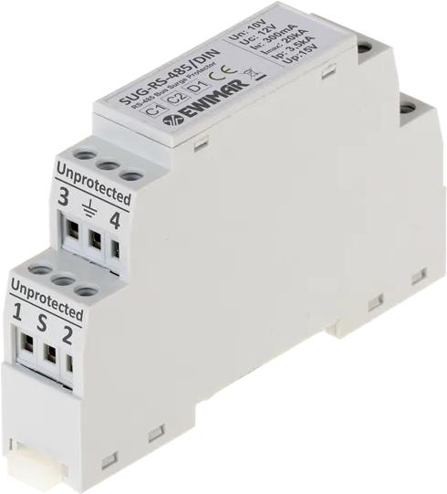 Prepäťová ochrana pre RS-485 EWIMAR SUG-RS485/DIN