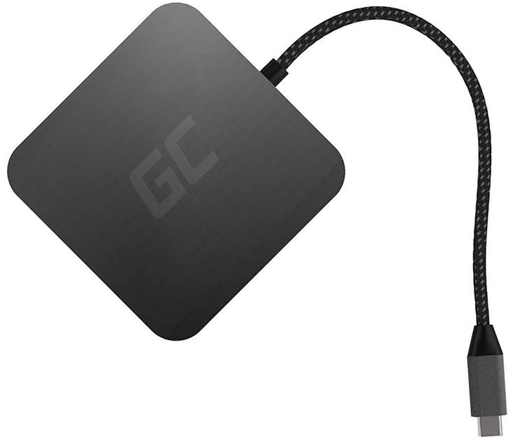 Rozbočovač USB 6 v 1 Green Cell USB-C AK61