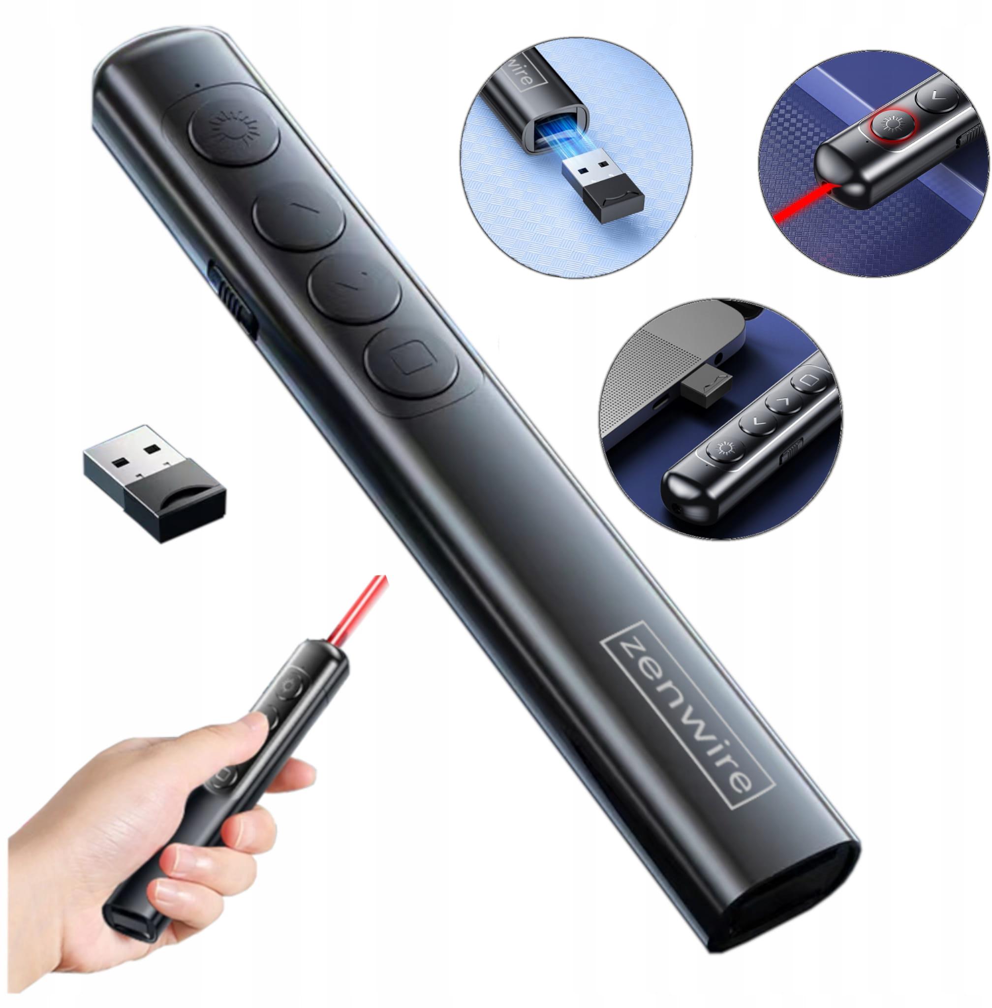 Zenwire S9 USB prezentačné laserové ukazovadlo