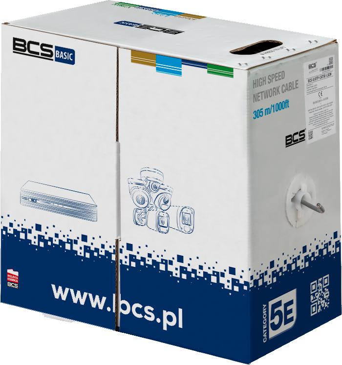 Kábel krútenej dvojlinky BCS BASIC BCS-B-U/UTP-CAT5E-PVC