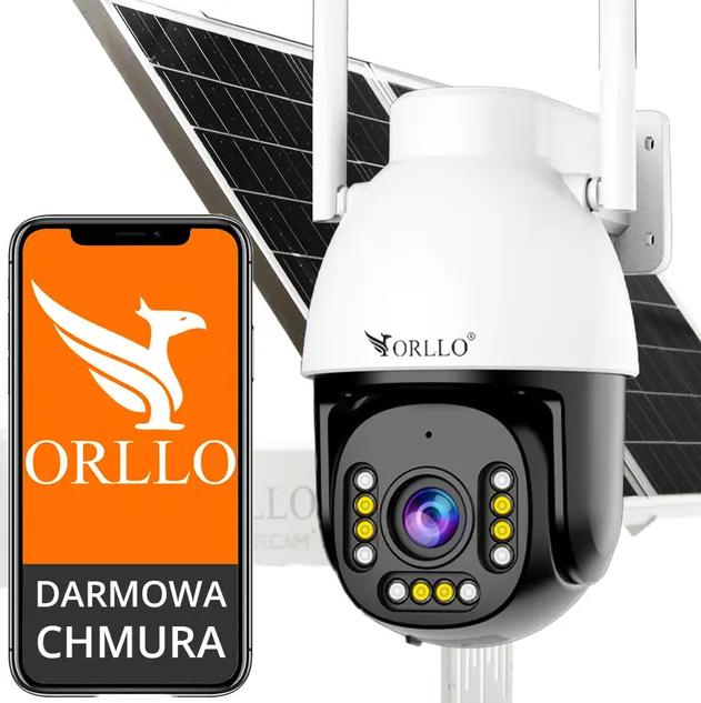 IP kamera Orllo ORLLO Z9 ULTRA so solárnym panelom SM6030 PRO