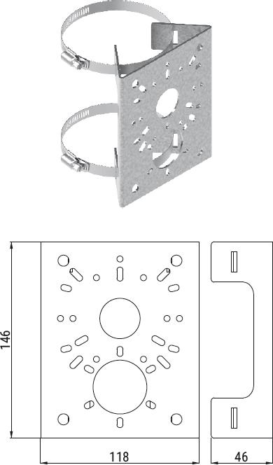 DRŽIAK NA TYČ ATS US H-D-2