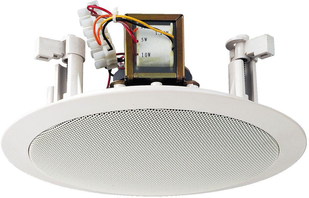 Stropný reproduktor biely PA MONACOR EDL-26