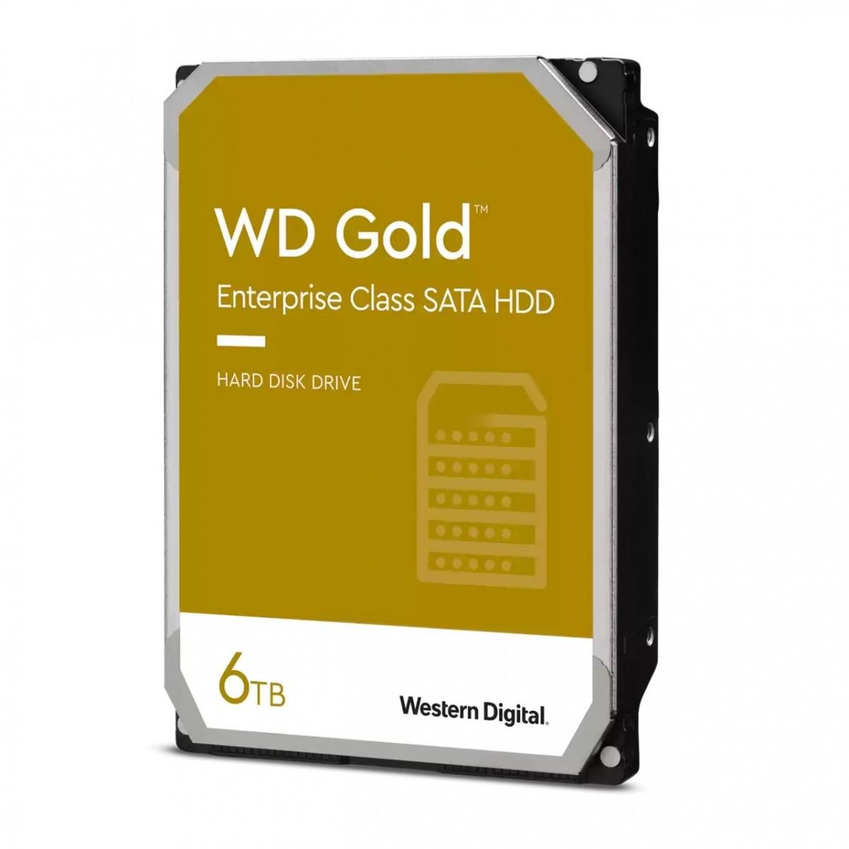 Western Digital Gold Enterprise HDD 6TB 3,5" 256MB SATA