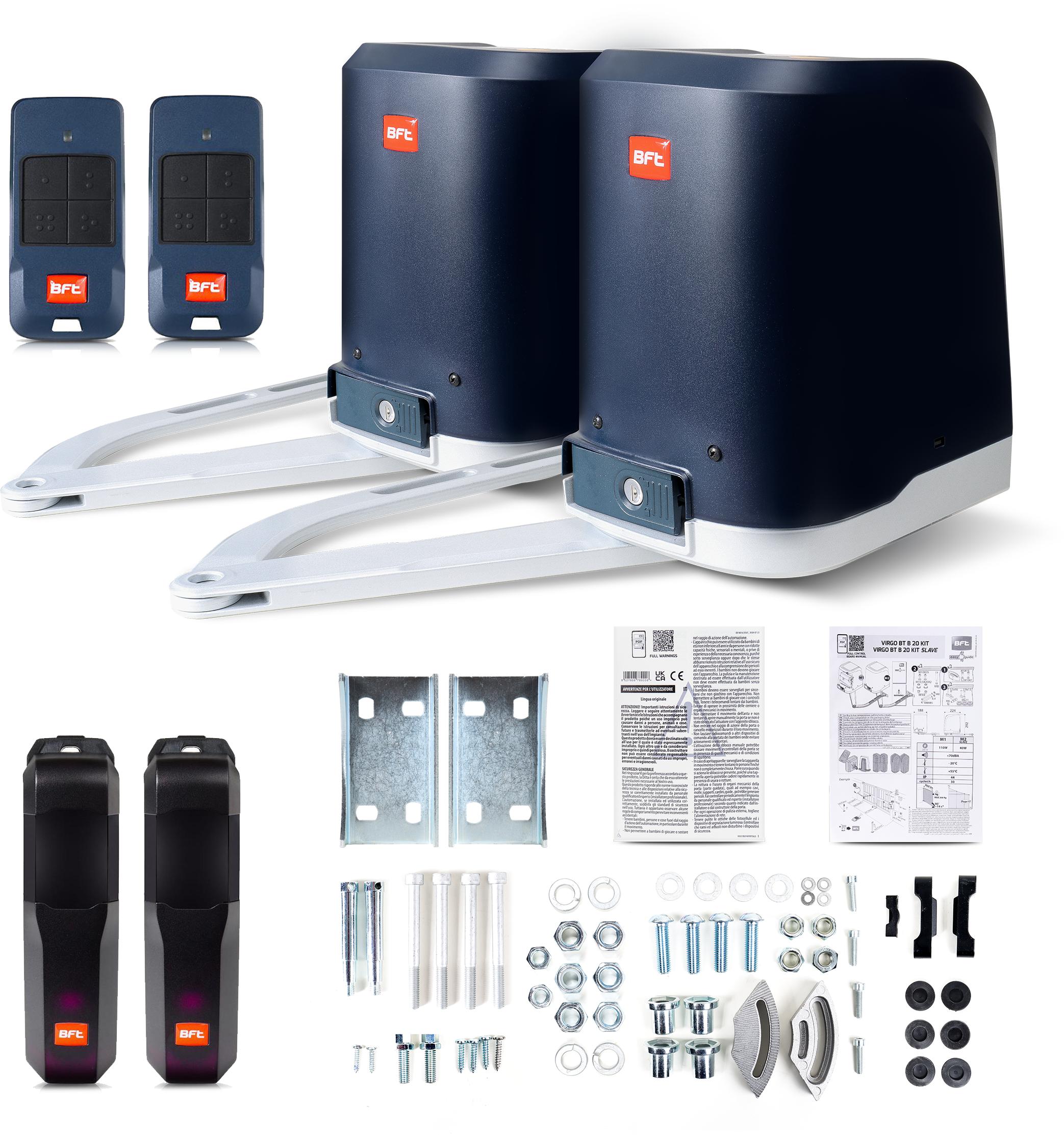 BFT VIRGO SMART BT B20 KIT pre dvojkrídlové brány