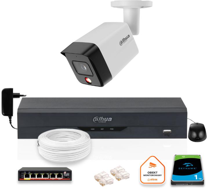 SADA IP kamery Dahua 6mpx IPC-HFW1639TC-A-IL-0280B-S6 + DISK 1TB