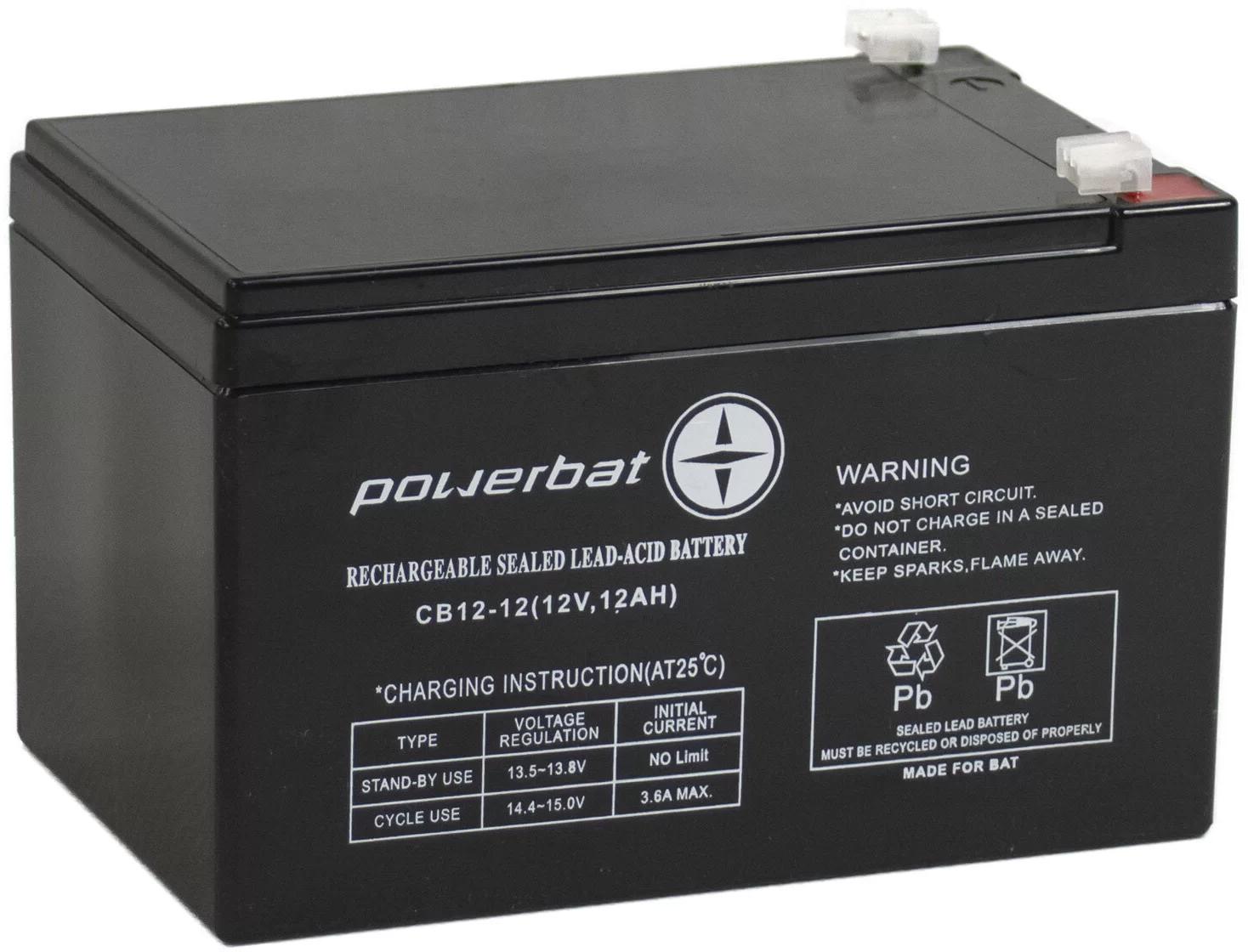 AGM batéria POWERBAT CB 12V 12Ah