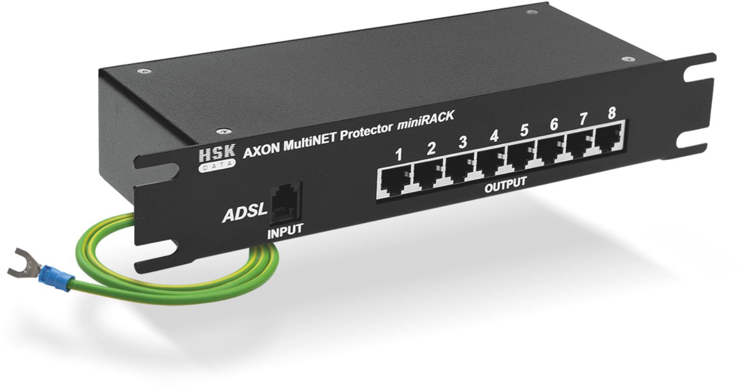 AXON Multi Net Protector miniRACK 8+1 prepäťová ochrana