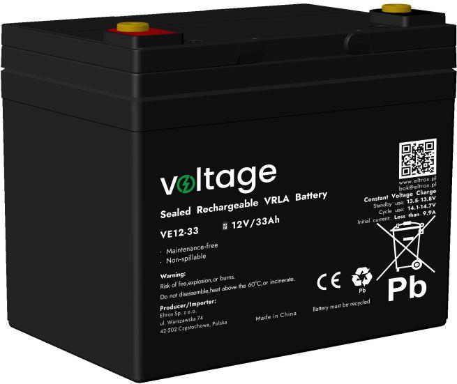 AGM batéria 12V 33Ah VE12-33