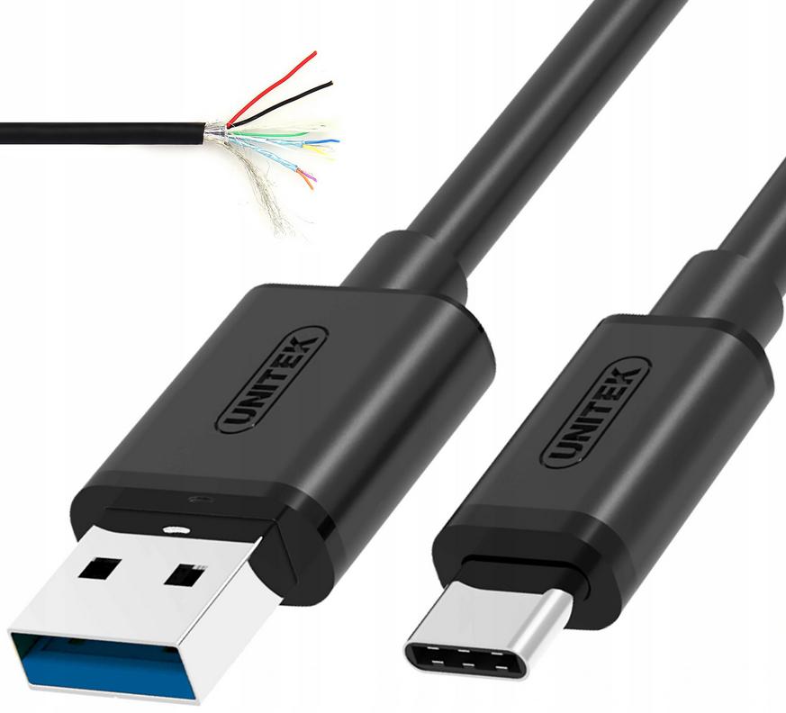 Unitek USB 3.1 typ A - typ C M-M kábel 3 m