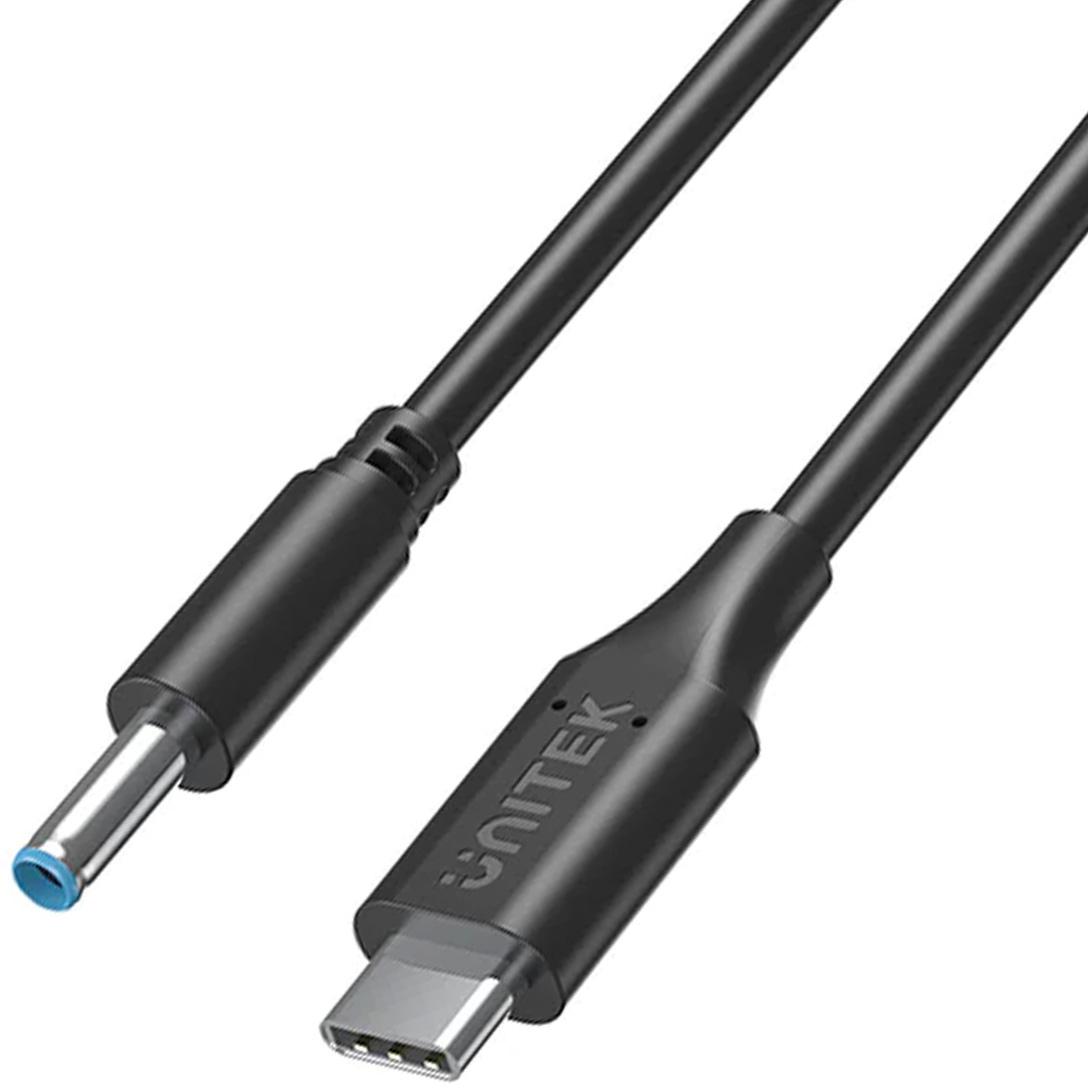 Napájací kábel Unitek HP 65W USB-C - DC4,5 mm pre notebooky