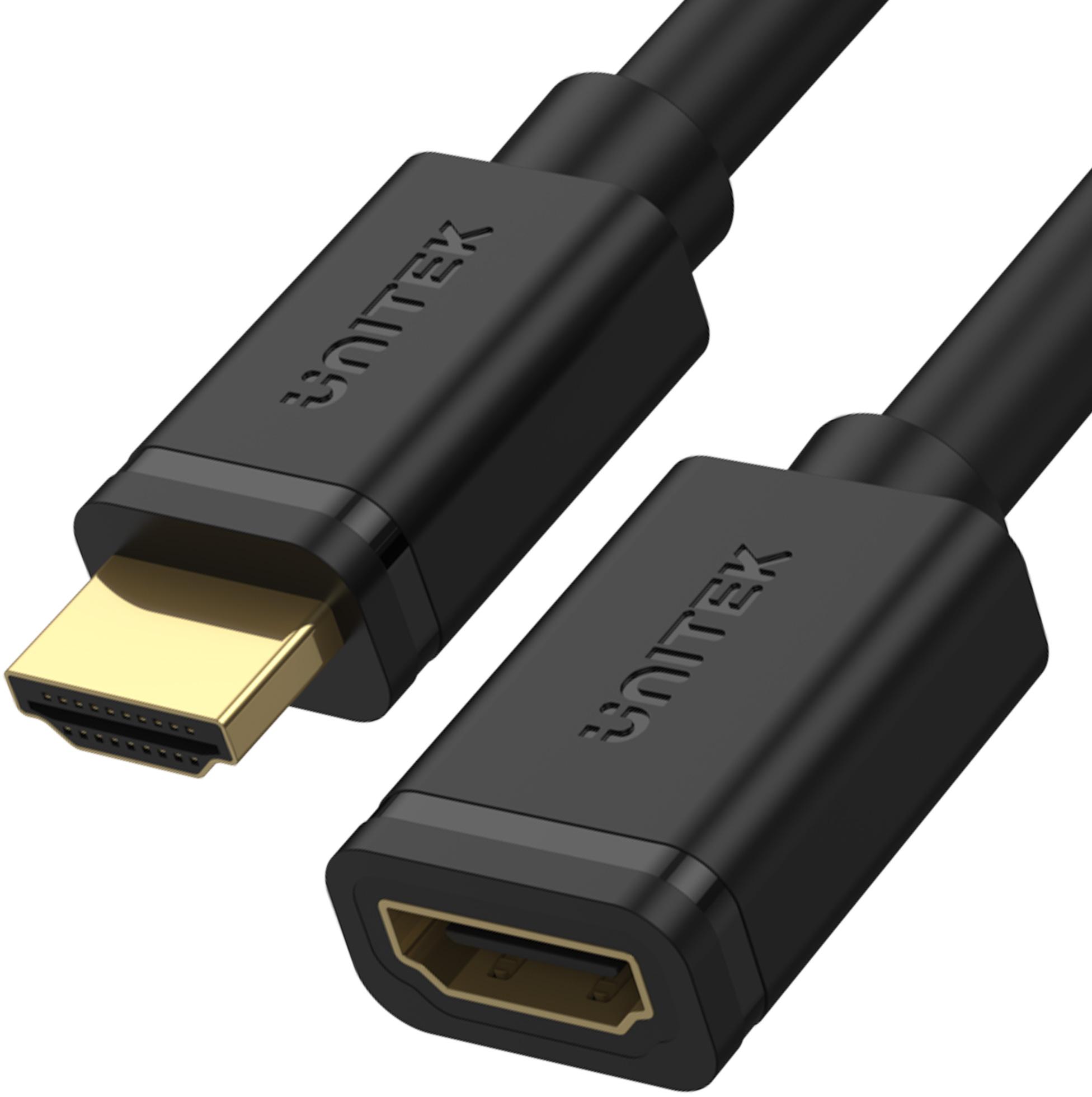 Unitek HDMI (M) - HDMI (F) extender 2.0 3 m