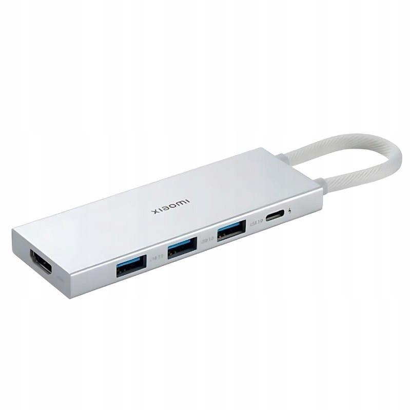 Xiaomi 5 v 1 USB rozbočovač typu C HDMI USB 3.0 podporuje 4K PD3.0