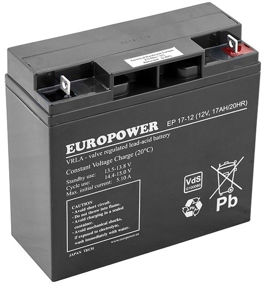 EUROPOWER EP 12V 17Ah batéria