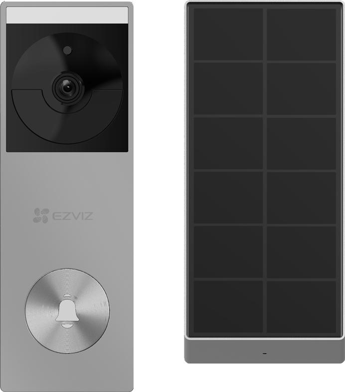 Ezviz HP3 Pro 3MPx video zvon so solárnym panelom