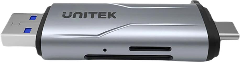 Unitek Čítačka kariet SD/microSD USB-A 5Gbps/USB-C