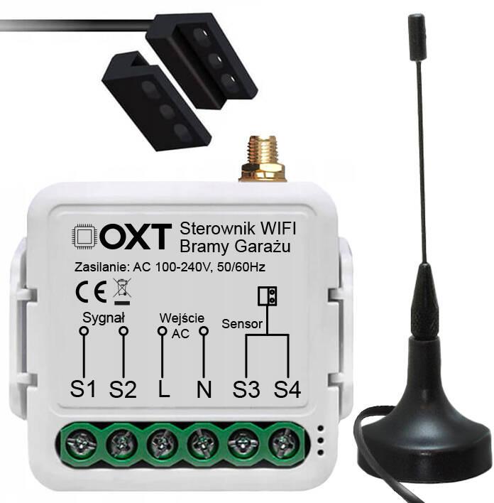 Modul motora brány OXT s anténou a senzorom WiFi TUYA