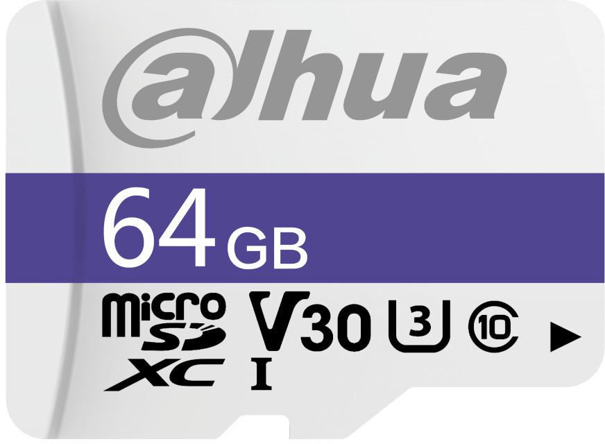 DAHUA 64GB microSD pamäťová karta TF-C100A+ Adaptér  Záruka 3 roky